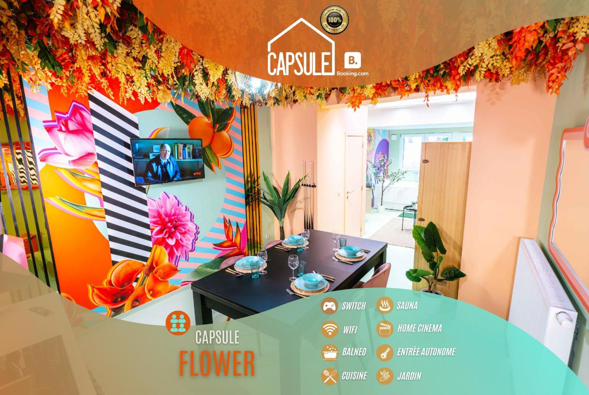 Capsule Flower - Balneo - Cinema - Billard - Nintendo Switch - Mons Centre Luaran gambar